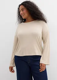 Oversizetopp i stretchig viskosmix med fint fall, bonprix