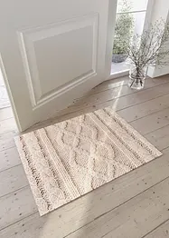 Dörrmatta med stickad look, bonprix