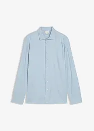 Business-skjorta i flanell av ren bomull, Slim Fit, bonprix