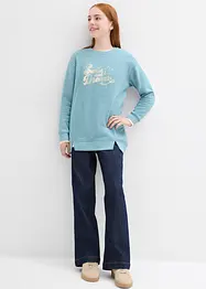 Oversizesweatshirt av ekologisk bomull, bonprix