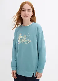 Oversizesweatshirt av ekologisk bomull, bonprix