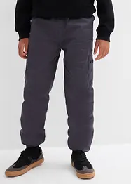 Cargobyxa med värmande jerseyfoder, avslappnad passform, bonprix