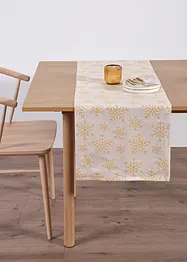 Bordslöpare i jacquard av ekologisk bomull, bonprix