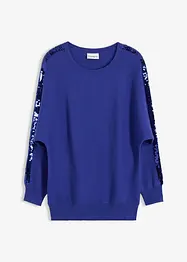 Finstickad tröja med paljetter, bonprix