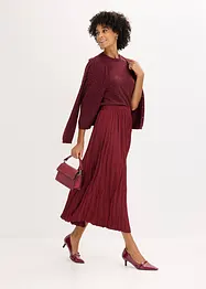 Tröja med glitterstenar och korta ärmar, bonprix