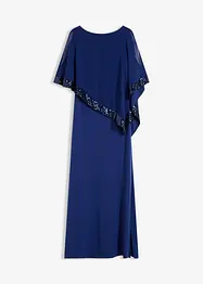 Jerseyklänning med paljetter, bonprix