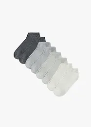 Ankelstrumpor med ekologisk bomull (8-pack), bonprix