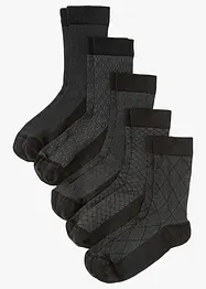 Strumpor som inte klämmer (5-pack), med ekologisk bomull, bonprix