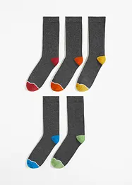 Strumpor med ekologisk bomull (5-pack), bonprix