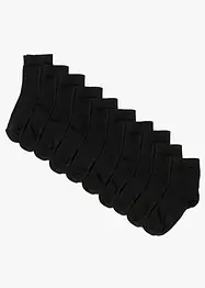 Korta strumpor (10-pack), med ekologisk bomull, bonprix