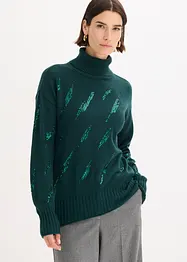 Tröja med paljetter, bonprix