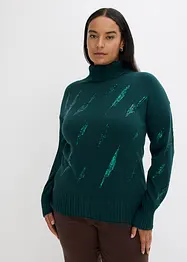 Tröja med paljetter, bonprix