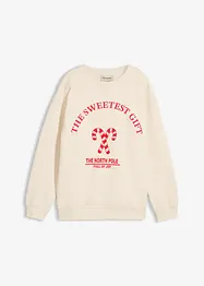 Mamma-/amningssweatshirt i mjuk ekologisk bomull, bonprix