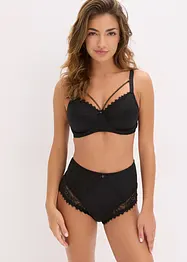 Midjetrosa med glansigt material, bonprix