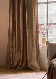 Gardinlängd i glansig sammet (1-pack), även i längre modell, bonprix