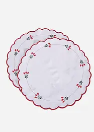 Bordstablett av ekologisk bomull  (2-pack), bonprix