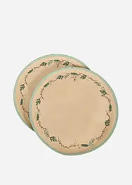 Bordstablett av ekologisk bomull (2-pack), bonprix