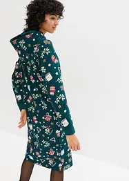 Trikåklänning med julmotiv, bonprix