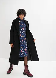 Trikåklänning med julmotiv, bonprix