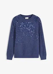 Tröja med paljetter, bonprix