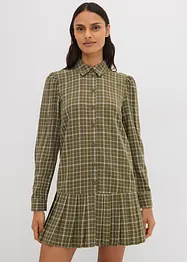 Skjortklänning med rutigt mönster, bonprix
