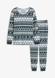 Pyjamas i ekologisk bomull, bonprix