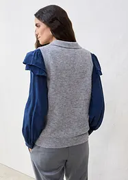 Slipover med alpackaull, bonprix
