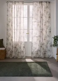 Mönstrad gardin (1-pack), bonprix