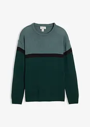 Lättskött tröja med rund hals, bonprix