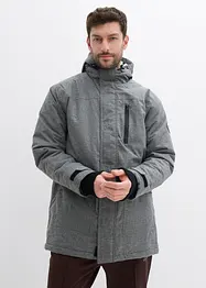 Vattentät funktionsparkas med teddyfleece, bonprix