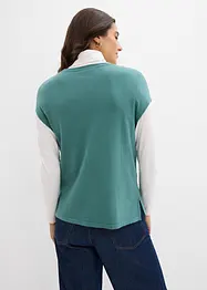 Slipover i mjuk viskosmix, bonprix