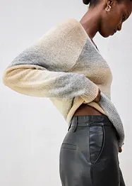 Tröja med ull och Lurex-garn, bonprix