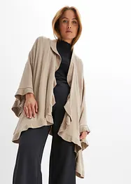 Poncho med kashmirandel, bonprix