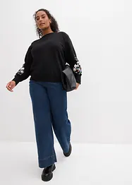 Sweatshirt av bomullsmix, bonprix