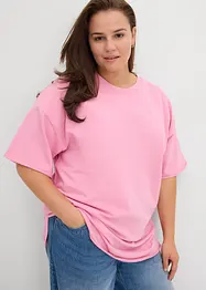 Lång T-shirt i ren bomull, bonprix