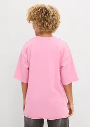 Lång T-shirt i ren bomull, bonprix