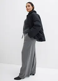 Stickad byxa av mjuk kashmirmix, bonprix