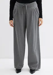 Stickad byxa av mjuk kashmirmix, bonprix