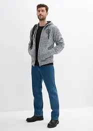 Munkjacka med teddyfoder, bonprix