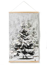LED-canvas med julgransmotiv, bonprix