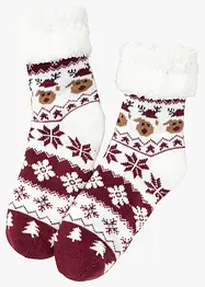 Myssockor med teddyfoder med återvunnen polyester, bonprix