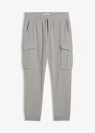 Cargobyxa i fleece, Regular Fit, bonprix