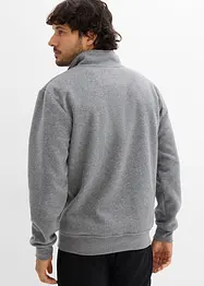 Fleecetröja med ståkrage, bonprix