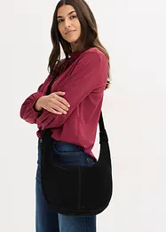 Handväska i skinn, bonprix