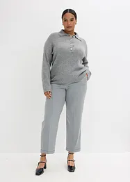 Dra på-byxa med slag, bonprix