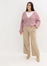 Cardigan med glittergarn i oversizemodell, bonprix