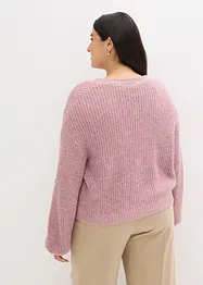 Cardigan med glittergarn i oversizemodell, bonprix