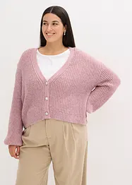 Cardigan med glittergarn i oversizemodell, bonprix