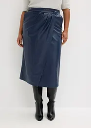 Omlottkjol av skinnimitation, bonprix