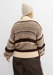 Stickad tröja i oversizemodell, bonprix
